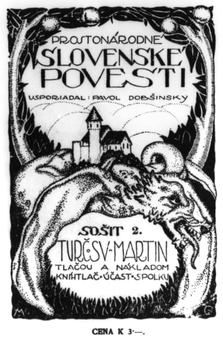 Titulný list Prostonárodných slovenských povestí
